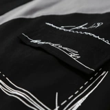 [Сломанный код] Датчики дизайна хип -хопа Guo Chao, переключение пяти -паккола -рукав T -Fork Men's Street Hiphop Tid