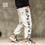 Демисезонные мультяшные японские штаны, свободный крой