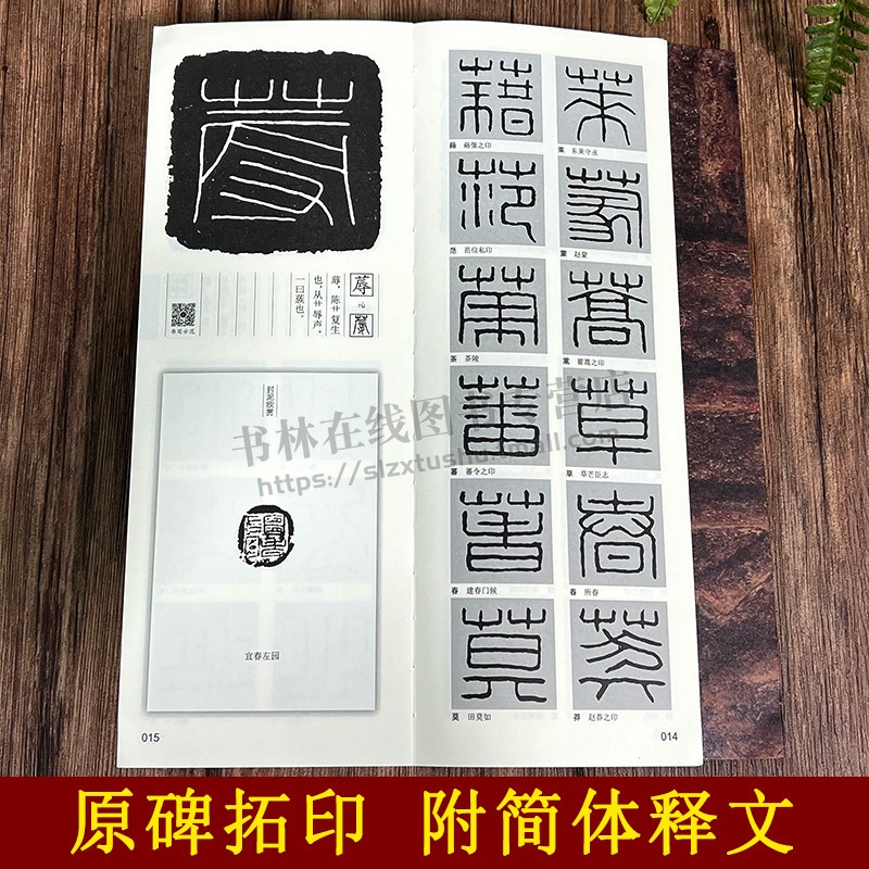 汉印篆法入门 说文部首540字小篆殳篆缪篆鸟虫篆结合篆书篆刻学生成人初学者篆书入门毛笔书法字帖碑帖临摹教程工具书字典福建美术