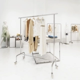 Стенд из нержавеющей стали, вешалка подходит для мужчин и женщин