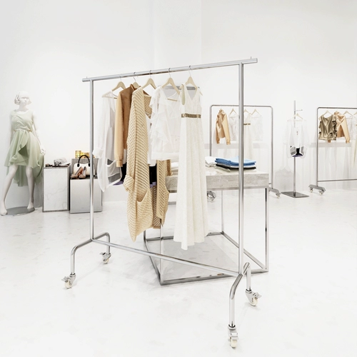 Стенд из нержавеющей стали, вешалка подходит для мужчин и женщин