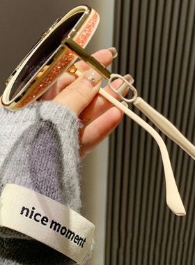 多边形墨镜女防紫外线高级感防晒