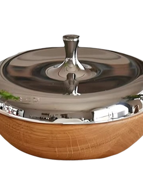 Georg Jensen 乔治杰生KOPPEL 橡木盒收纳盒首饰盒置物盒桌面摆件