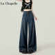 175 ຮຸ່ນຍາວ 175 ວ່າງ velvet bell bottoms wide leg jeans ສໍາລັບແມ່ຍິງ 2025 ຮູບແບບໃຫມ່ lazy floor mopping pants