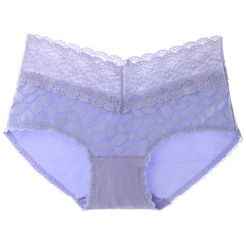 纯色莫代尔少女内裤精致性感无痕蕾丝舒适中低腰三角女士内裤,淘宝优惠券,粉丝福利购,淘宝优惠卷