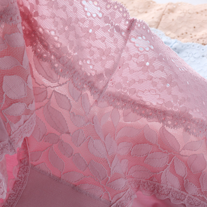 纯色莫代尔少女内裤精致性感无痕蕾丝舒适中低腰三角女士内裤,淘宝优惠券,粉丝福利购,淘宝优惠卷