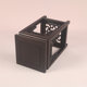 Purple sandalwood boutique mortise and tenon square small flower stand