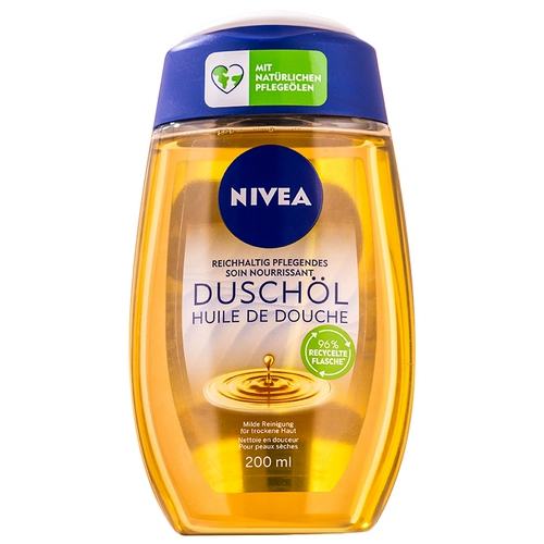 Nivea, увлажняющее масло для ванны, гель для душа для всего тела, Германия, 200 мл, защита от солнца