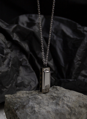 可吹音乐迷你口琴项链