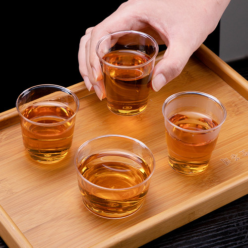 喇叭花30/50ml一次性品尝杯茶道杯试喝试饮杯小杯子小吃杯2500个 - 图1