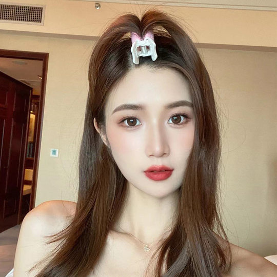 头发蓬松神器发根蓬松夹高颅顶固定前额八字刘海空心卷发筒发夹女