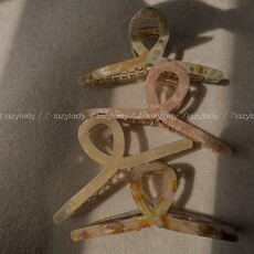 Резинка для волос 轻奢高级感醋酸大号抓夹合金拼接鲨鱼夹洗澡用发夹ins夹网红头饰