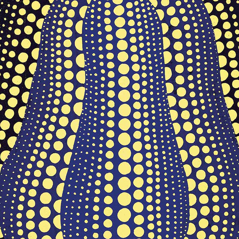 Yayoi Kusama草间弥生深蓝南瓜波普现代文艺术生手机壳 E661适用苹果华为小米-图2