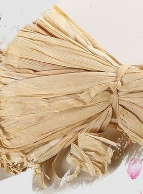 新玉米叶子棒棒袄纯自然笼屉布玉米皮编织工艺创意玉米袄苞米叶