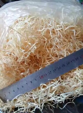 松木天然工艺填充填充材料热水管保温木丝木条包装填充果蝇攀爬丝