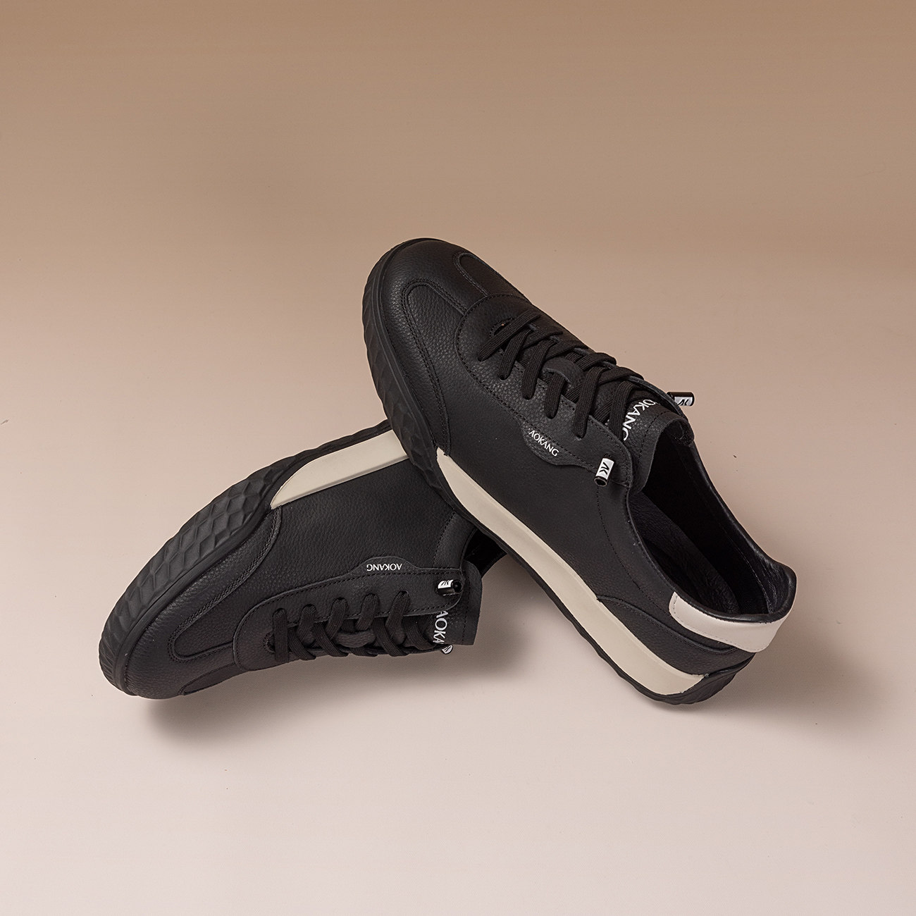 奥康 男鞋2025春季复古时尚德训鞋潮流百搭舒适男士休闲鞋,淘宝优惠券,粉丝福利购,淘宝优惠卷