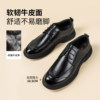 Aokang Men's Shoes 2025 Autumn New Casual Leather Shoes Business Formal Leather Comfortable Lace-up Round Toe Fashion Shoes