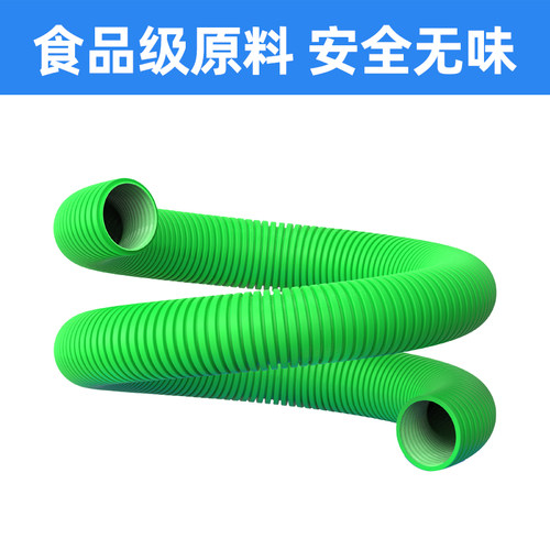 新风系统PE管道软管波纹管食品级抗菌阻燃双壁波纹管新风管道 - 图0