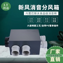 New wind system Sub-bellow ABS metal EPP foam silenced static pressure 10% 45 45 80 PE pipe fittings