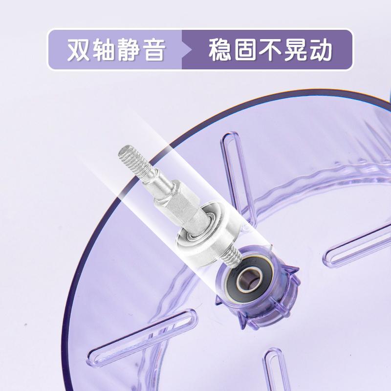 洁西水晶跑轮仓鼠静音跑轮金丝熊转轮跑步机跑球小宠物玩具用品-图1