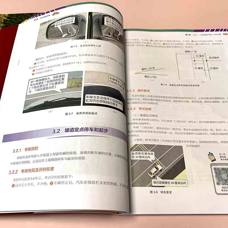 汽车驾考+驾驶手册全2册驾考宝典书2022驾校一点通书c1汽车考试驾校科目一科目四全科目理论题库学车科一技巧交通规则新交规考驾照-图2