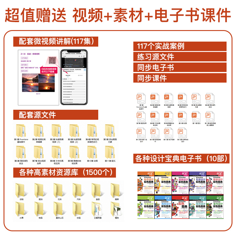 pr教程书籍中文版Premiere Pro2022完全自学教程pr软件教程书从入门到精通视频剪辑的书视频制作短视频零基础教材从零开始学做视频 - 图0