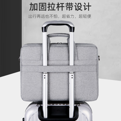 电脑包适用华硕联想戴尔苹果华为13.3荣耀小米13英寸14寸15.6寸16寸英寸17.3男女单肩包防震手提笔记本电脑包 - 图2