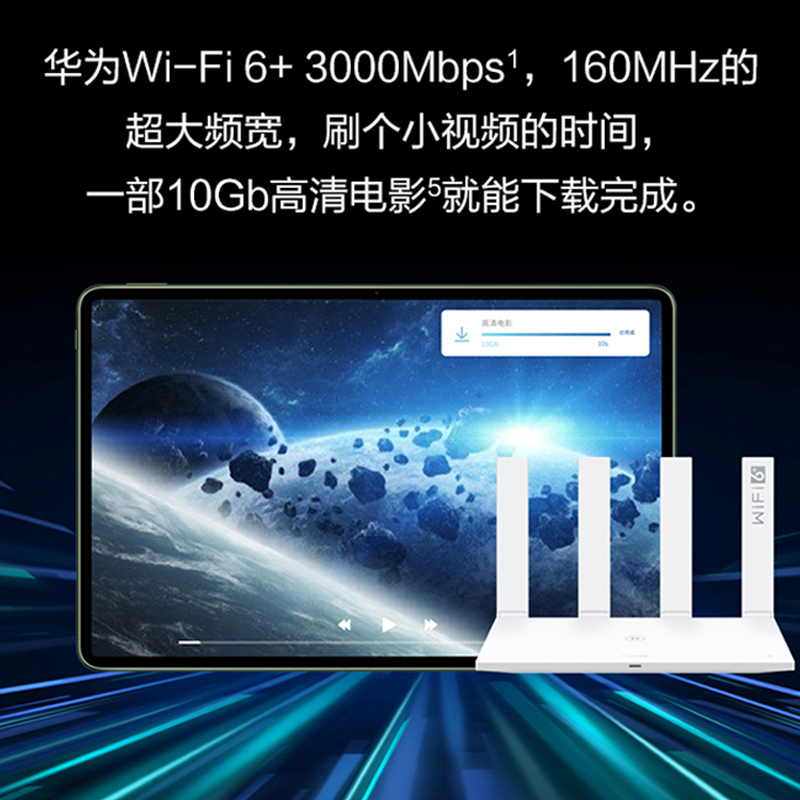 【顺丰包邮】华为路由器AX3Pro高配版WIFI6全千兆端口高速家用wifi穿墙王3000M大户型全屋覆盖双频5G无线mesh - 图2