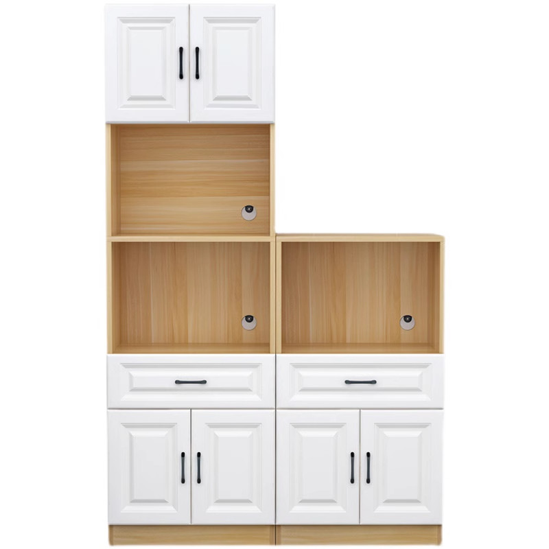 Modern simple custom-made sideboard storage cabinet oven microwave oven guest restaurant kitchen high storage sideboard cupboard