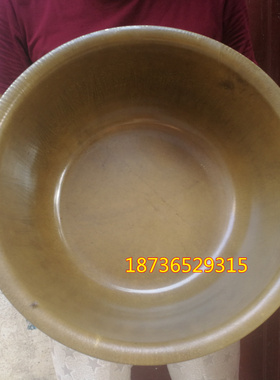 纯铜加厚盆火盆摆件工艺品