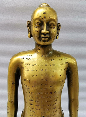 纯铜人体模型医院摆件