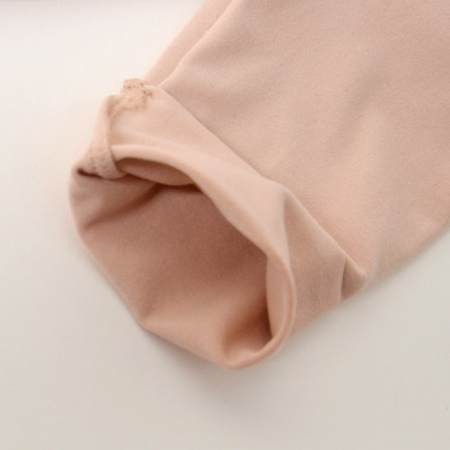 Children's Flesh Color Bottoming Dance Velvet Underwear Set