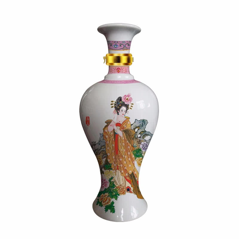 杜康酒52度杜康珍藏四大美女礼品酒浓香型白酒500ml*4瓶精美套装 - 图3