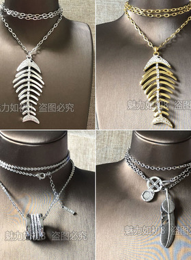 职业阿玛施特蕾丝脖子珍珠项链