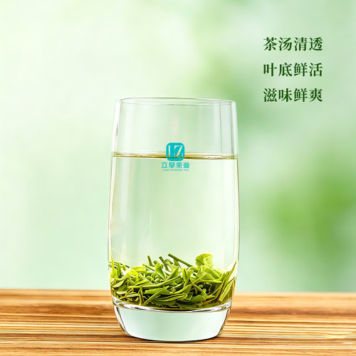 2026年立早明前新茶绿茶叶湖北特产蒸青恩施玉露硒茶袋装包装100g - 图0