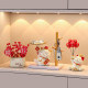 The lucky cat key storage entrance ornament entrance door living room TV shoe cabinet desktop decoration housewarming gift
