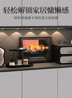 中古风钥匙收纳入户玄关摆件客厅电视餐边鞋柜装饰置物架乔迁礼物