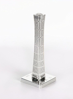 中国尊塔建筑模型北京建筑地标模型摆件合金立体创意礼品
