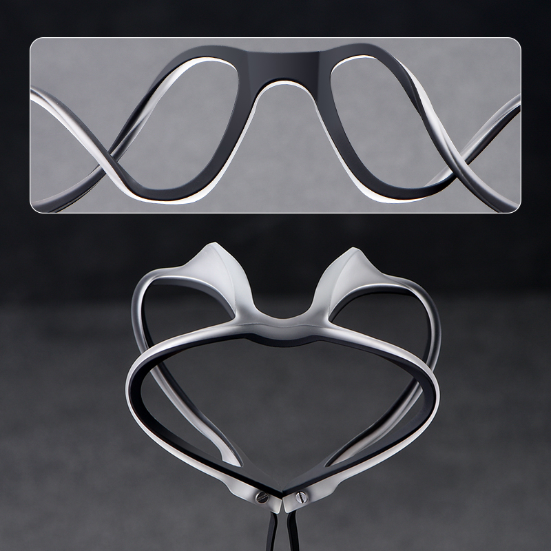 纯钛近视眼镜男可配度数变色超轻全框防蓝光抗疲劳护目黑框眼镜潮 - 图1