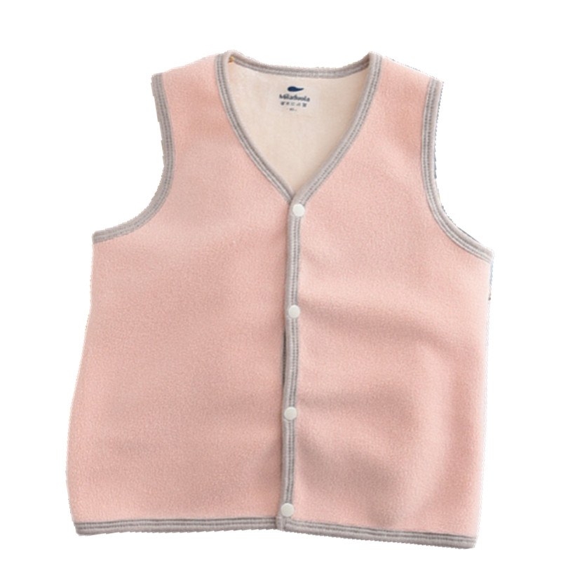米啦哆拉儿童马甲男童加绒保暖背心女童内穿双面一体绒打底内搭暖,淘宝优惠券,粉丝福利购,淘宝优惠卷