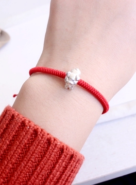 纯银3D硬银十二生肖牛