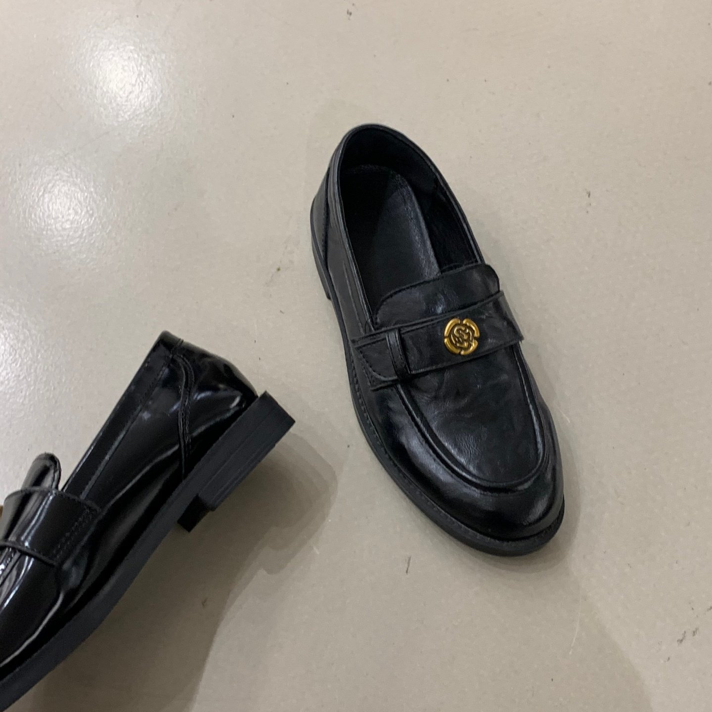 平底黑色英伦风小皮鞋女鞋子2025新款春季百搭法式小香风乐福单鞋,淘宝优惠券,粉丝福利购,淘宝优惠卷