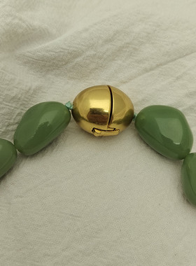 黄铜亚克力女质感重工夸张项链