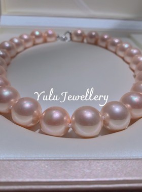 母贝仿珍珠粉色系温柔甜美项链