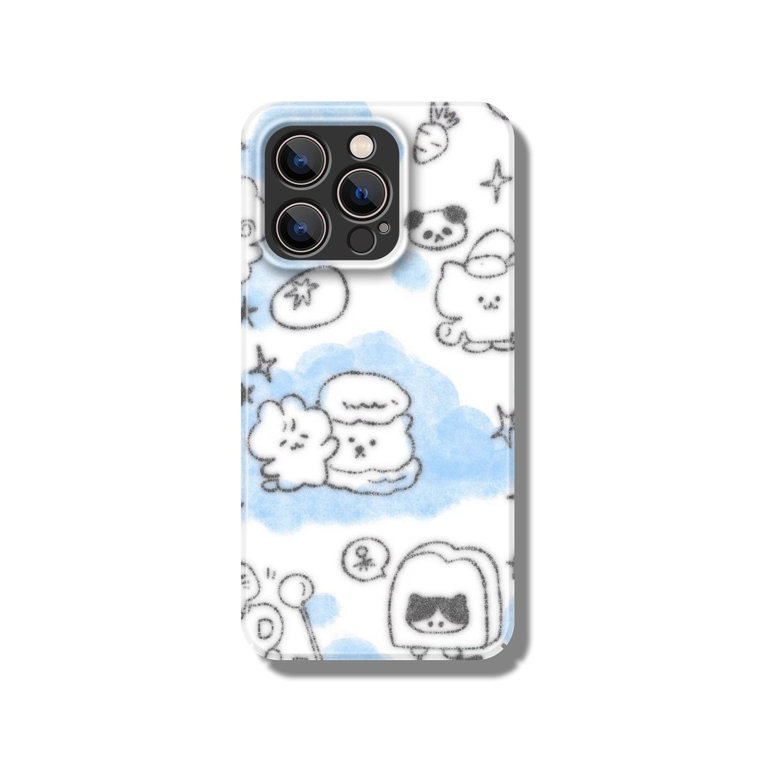 ins古早风复古可爱插画适用苹果15promax手机壳iPhone14少女13菲林硬壳12全包XR华为mate荣耀oppo小米vivo