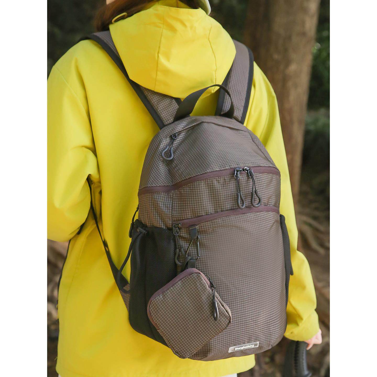 户外防水登山包男轻便大容量旅游背包韩版百搭爬山徒步双肩包女,淘宝优惠券,粉丝福利购,淘宝优惠卷