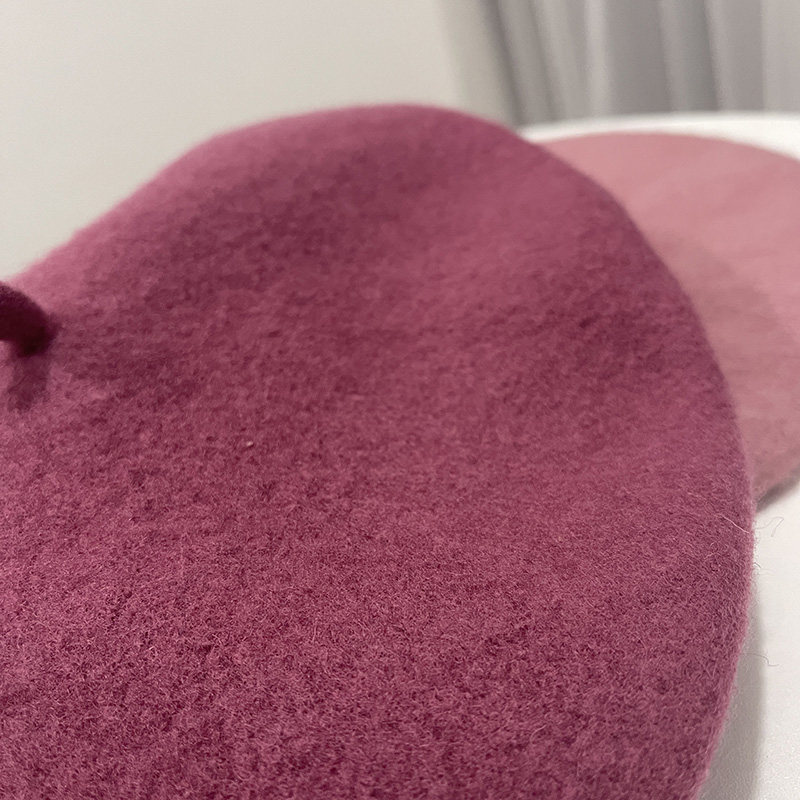 显白火龙果色~羊毛贝雷帽女日系秋冬百搭优雅气质英伦复古画家帽,淘宝优惠券,粉丝福利购,淘宝优惠卷