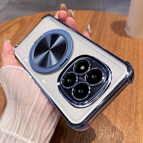 适用红米Note15Pro手机壳redminote15pro＋透明电镀5g软硅胶外壳Redmi全包气囊防摔note15带支架磁吸保护套 - 图1