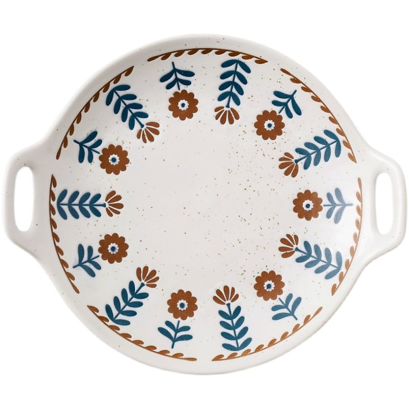 日式家用盘碗碟套装组合轻奢陶瓷小花釉下彩餐具新居乔迁送礼礼品,淘宝优惠券,粉丝福利购,淘宝优惠卷