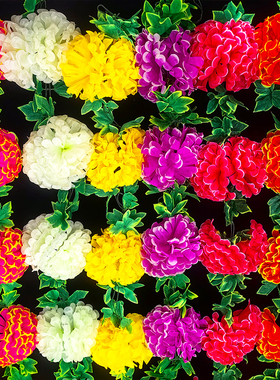 花藤墓地扫墓碑祭祀绢花清明菊花